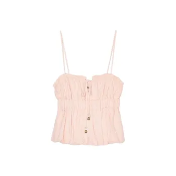 ZARA Camisoles Women's Peach
