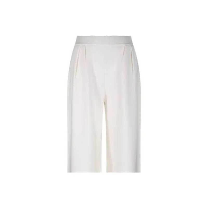 MaxMara Logo Embroidered Wide Leg Pants-3