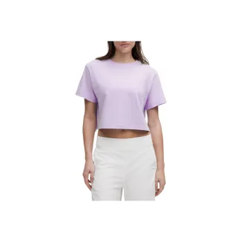 Lululemon Regular T Shirt Women's Lavender Cream Purple