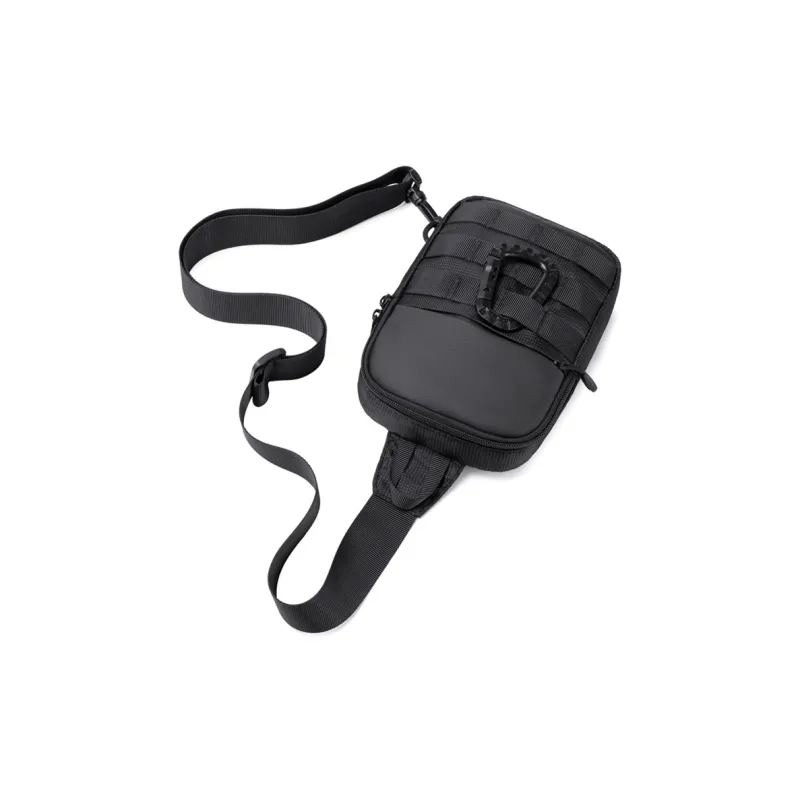 BJIAX Nylon Crossbody Bag, Sling Bag, Shoulder Bag Men's Black-2