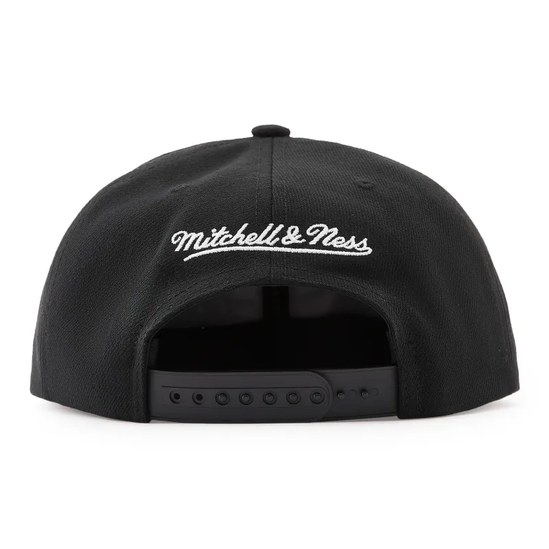 Mitchell & Ness Polyester Flat Brim Baseball Cap Unisex-4