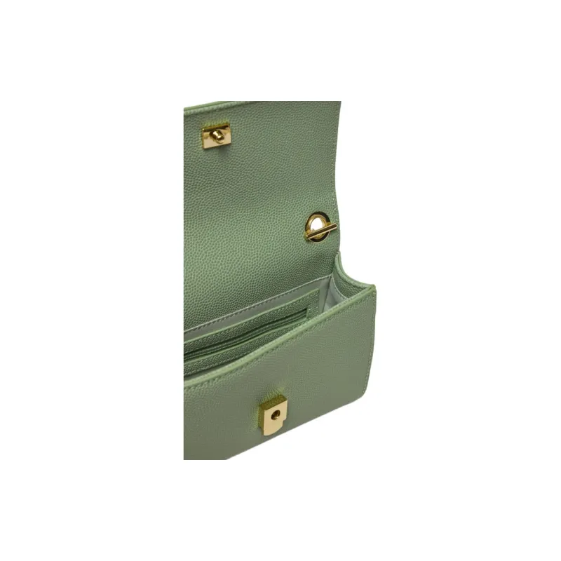 Valentino Faux Leather Crossbody Bag Trumpets Women's Green-3