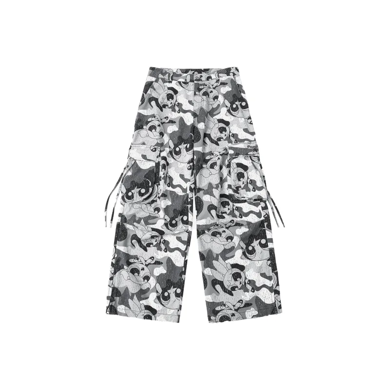 The Powerpuff Girls X WHOOSIS × The Powerpuff Girls, Collaboration Collection Casual Pants Unisex-0