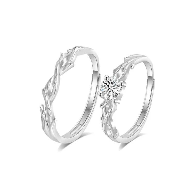 MISS TOOYA S999 Fine Silver Rings Unisex-0
