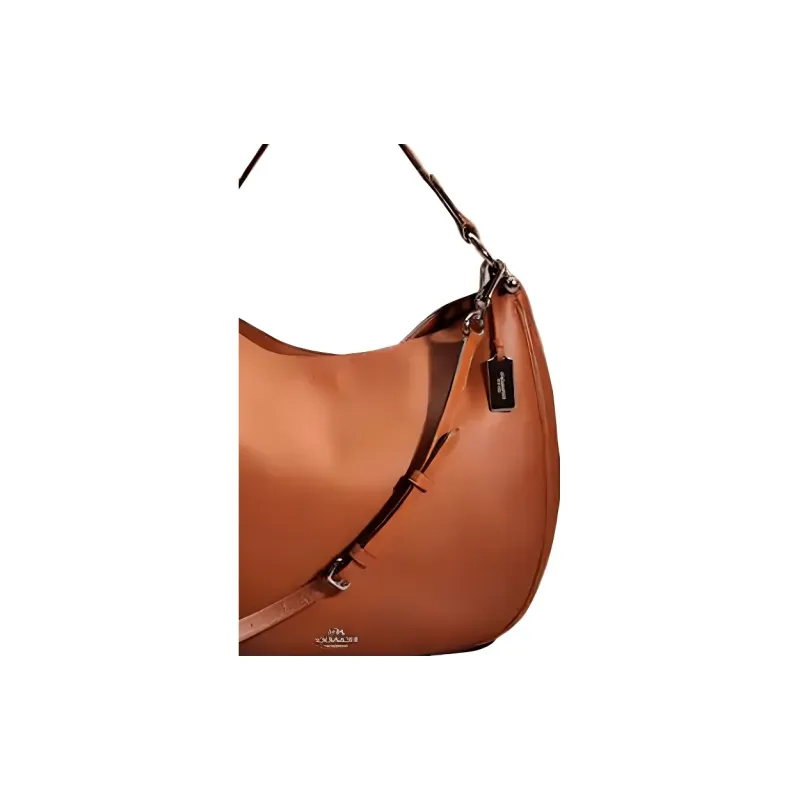 COACH Mae Glove Tanning Handbag Shoulder Bag Crossbody Bag Large Size Women's Saddle Color-2