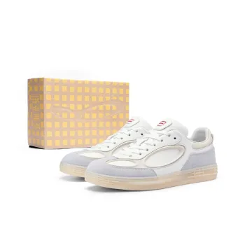 LOXKI Alpha Round Shoes Waffle Shoes Low Top Skateboard Shoes Unisex