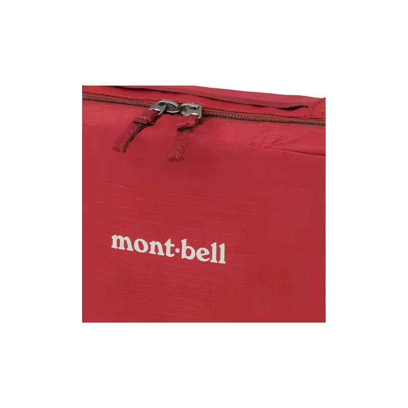 MONTBELL Nylon Toiletry Bag Medium Size Unisex Red-4