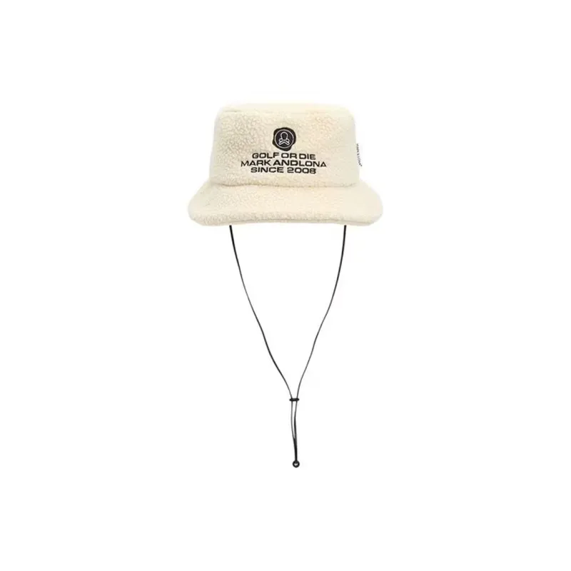 MARK & LONA Polyester Bucket Hats Unisex Ecru-0