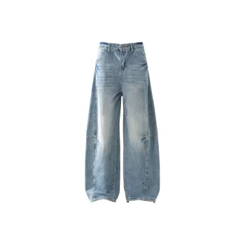 HKRXEC Jeans Men Blue