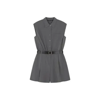 Mo Han Yi Mei Jumpsuit Women's Elephant Gray