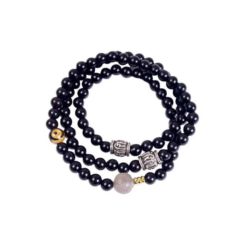 ZHOUDIWANG Ebony Bracelets Unisex-0