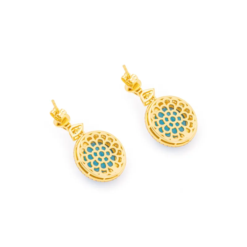 GAONAS Copper Alloy Earrings Women's-2