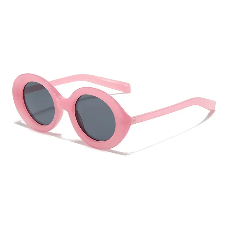 PSACSS Plate Frame Oval Sunglasses Unisex-7