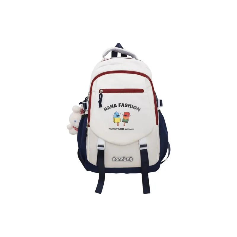 Yalu Nylon Backpack Unisex Multicolor-12