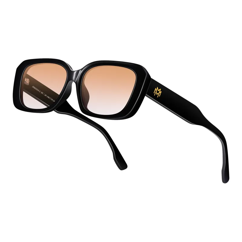 Disney TR90 Square Sunglasses Unisex Black-6