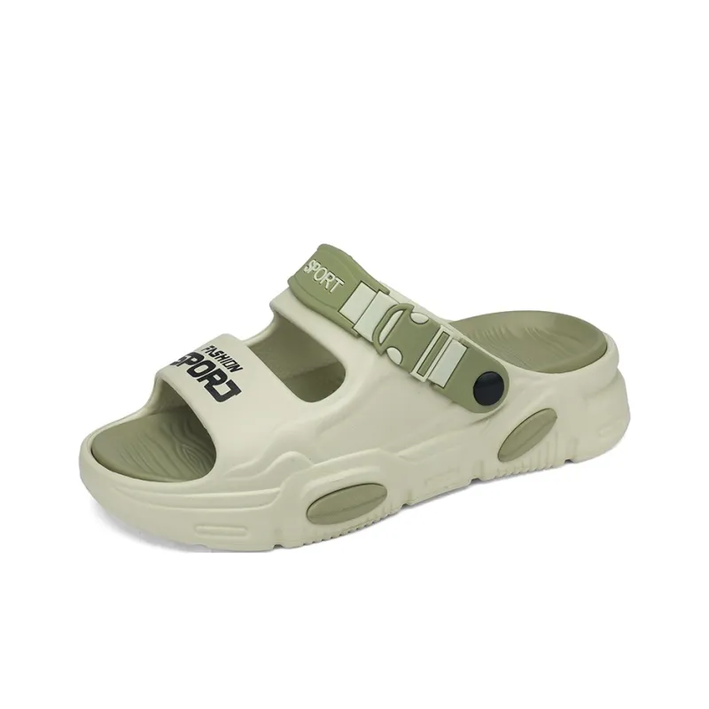 LONGDUIZHANG Slip Resistant Odor Resistant Abrasion Resistant Cushioning Slide Slippers Unisex-1