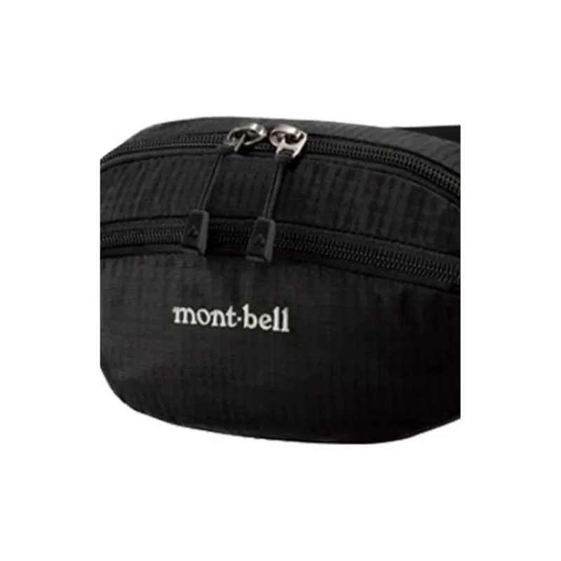 MONTBELL Nylon Fanny Pack Small Size Unisex Black-2