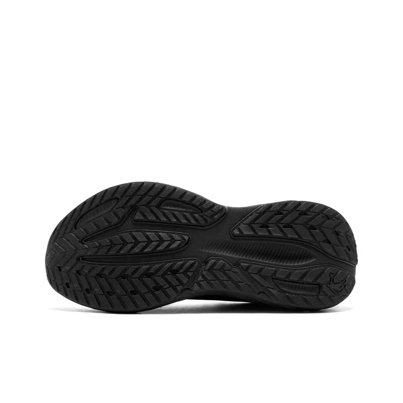 QIAODAN Cushioning, Slip Resistant, And Abrasion Resistant Low Top Casual Running Shoes Men's Black Gray-4