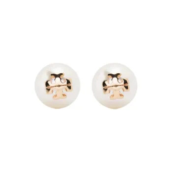 TORY BURCH Metal Stud Earrings Women's White