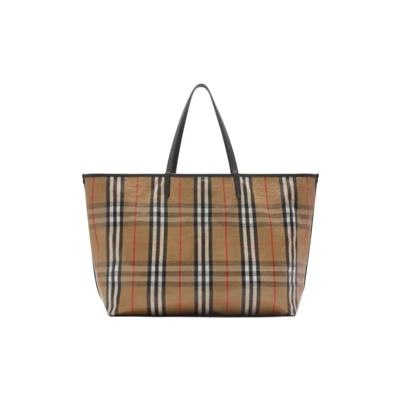 Burberry Cotton Linen Blend Handbag, Shoulder Bag Women's Sand-3