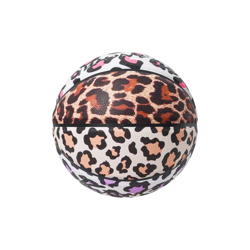 Kuangmi PU Basketball Pink Brown Size 7 Ball Street Unisex-32
