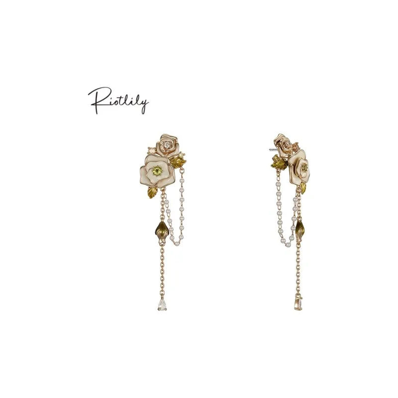 RiotLILY Faux Pearl Earrings Women's-1