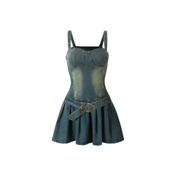 KYKW Slip Dresses Women's Blue