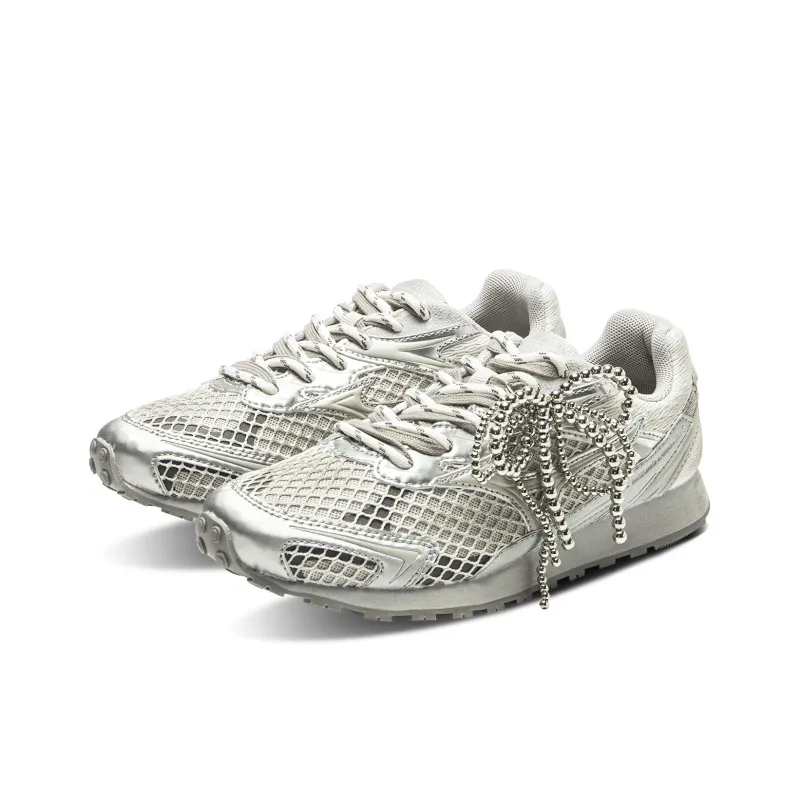 Mizuno LG 60S Low Top Casual Shoes Unisex Waffle Gold-1