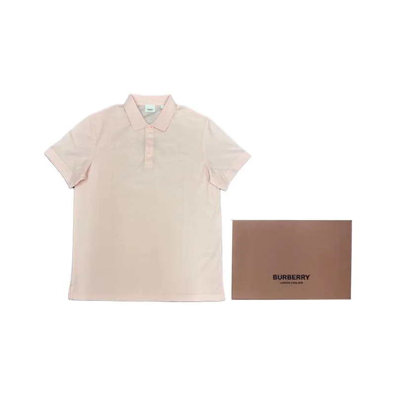 Burberry SS25 Polo Shirt Men's Pink-5