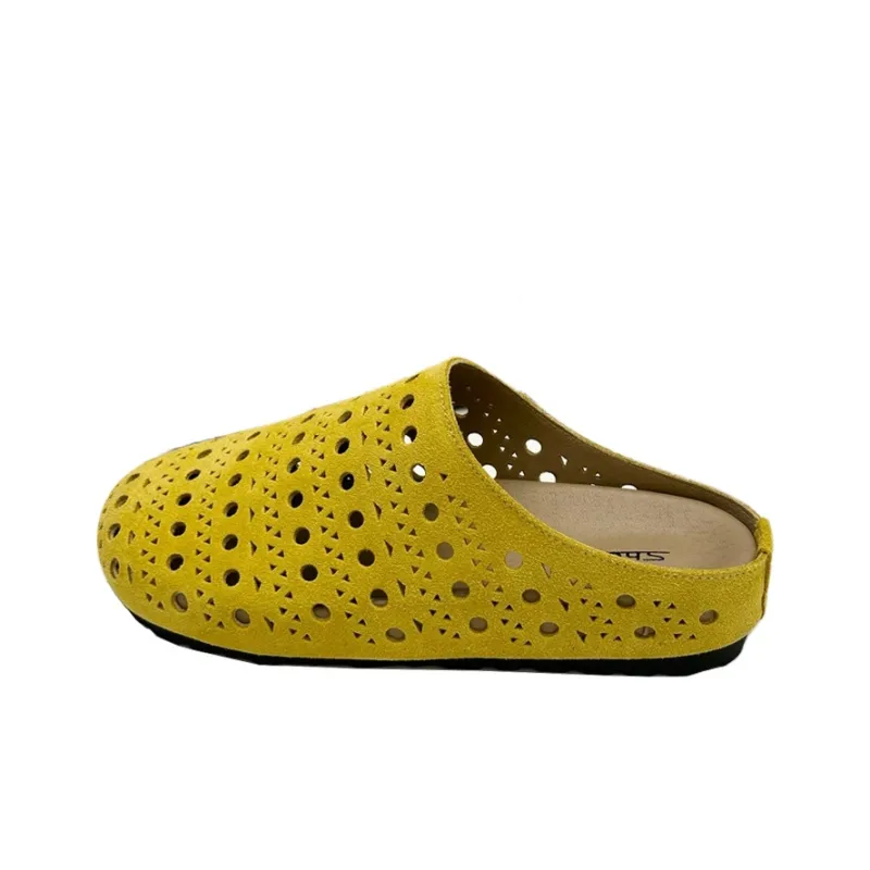 Shougu Rubber Sole Slip Resistant Abrasion Resistant Closed Toe Slippers Women's-0