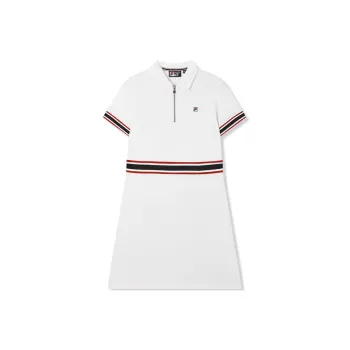 FILA LifestyleWHITE Short Sleeved Dress Women's Standard White