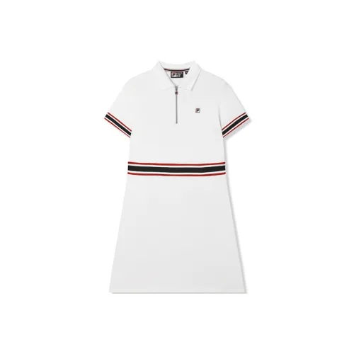 FILA LifestyleWHITE Short Sleeved Dress Women's Standard White