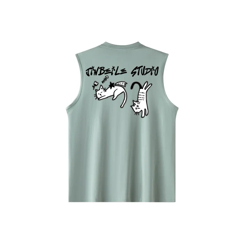 JINBEILE Tank Tops Unisex-12