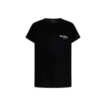 BALMAIN Logo Printed Crewneck T-Shirt