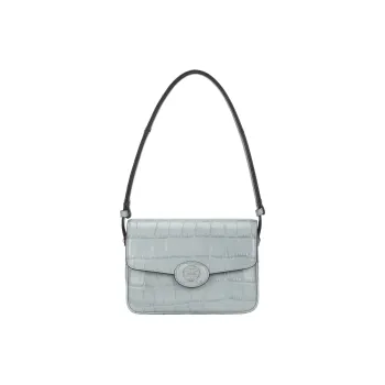 TORY BURCH Robinson Cow Leather Shoulder Bag, Crossbody Bag Women's Celestial Blue