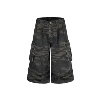 JASONWOOD Denim Shorts Unisex Camouflage