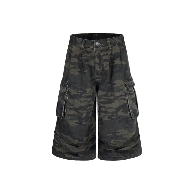 JASONWOOD Denim Shorts Unisex Camouflage-0