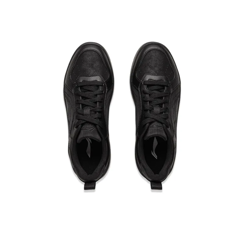 LiNing Spike Years Anti Slip Wear Resistant Low Top Skateboard Shoes Men's Black-3