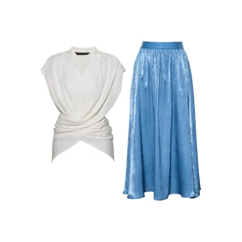 ROEYSHOUSE Two Piece Skirt Sets Women's