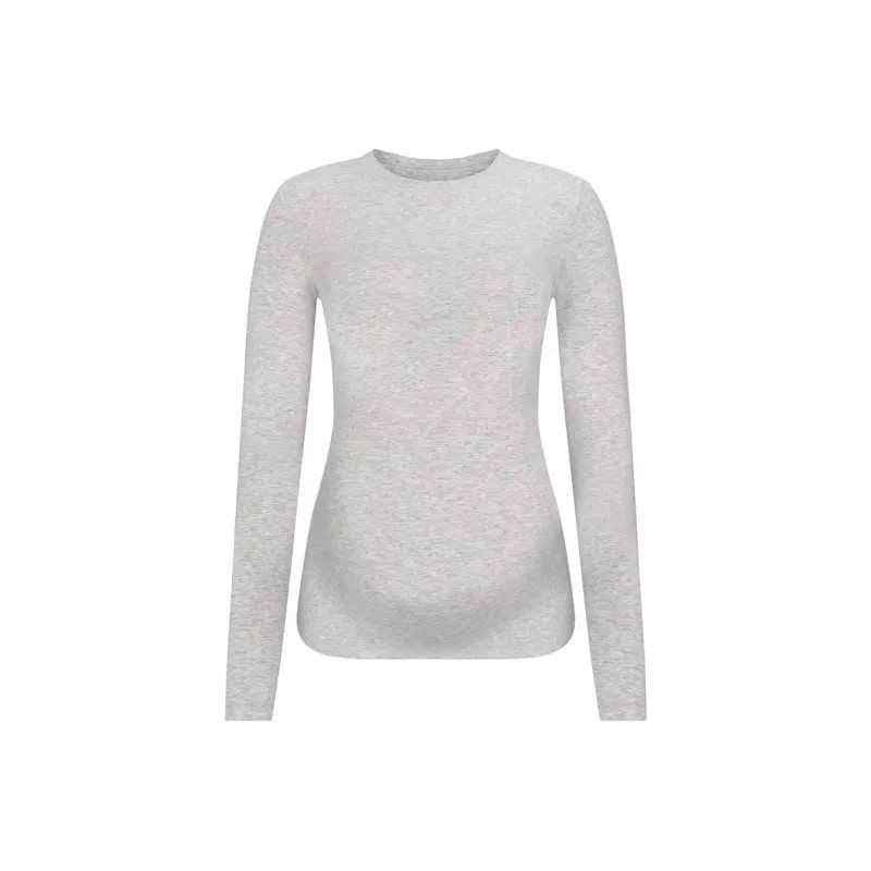 Skims Mother's Day Limited Collection T Shirts Women's Light Heather Gray-0