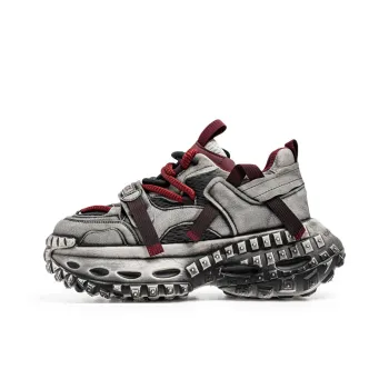 BINGO DUCK Slip Resistant, Breathable, Height Increasing Low Top Chunky Sneakers Men's