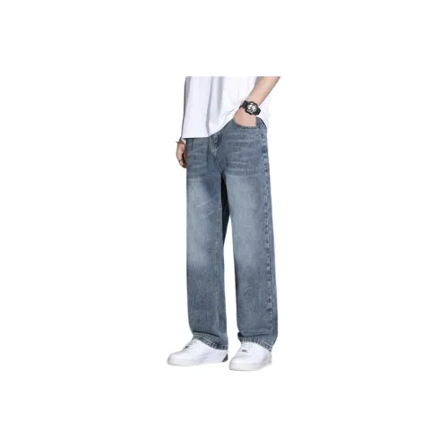 SUPEREALLY Jeans Unisex Original Denim Black Vintage Blue