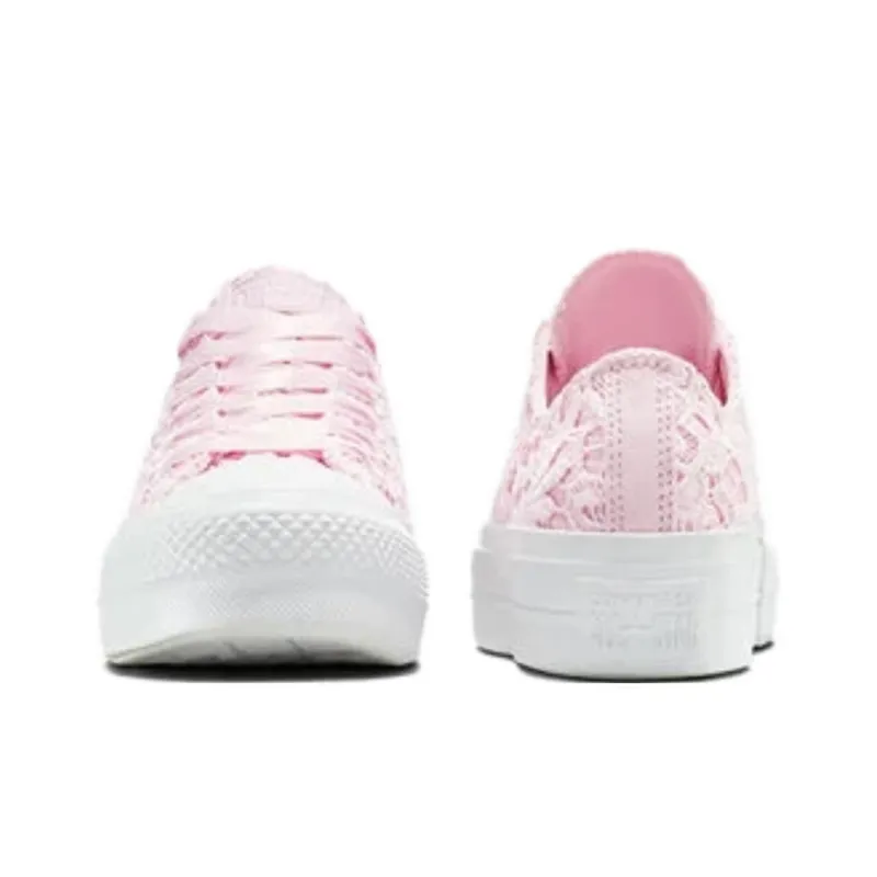 Converse Chuck Taylor All Star Abrasion Resistant Low Top Canvas Shoes Women's Pink-4