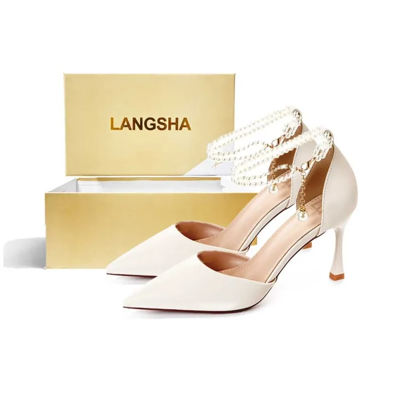 Lanza Slim Heel High Heels Women's-5