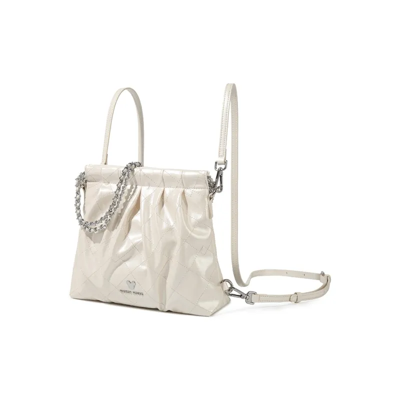 Disney Classic PU Backpack Regular Women's White Gold/Black Gold-2