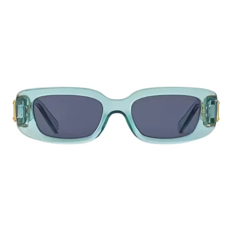 LOUIS VUITTON Acetate Cat Eye Sunglasses Women's Blue-0