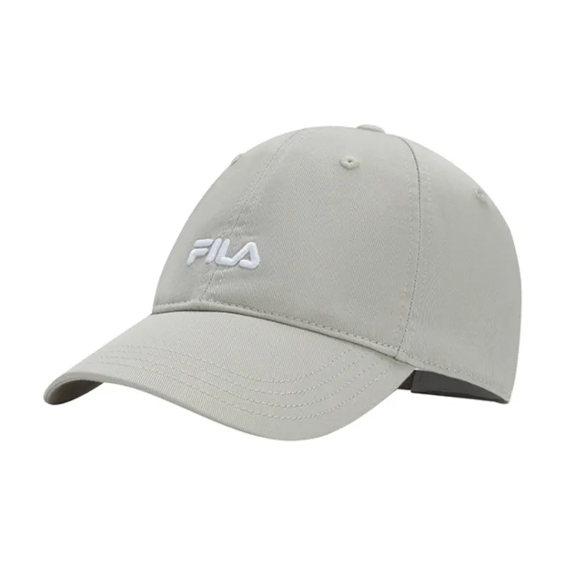 FILA ORIGINALE Cotton Baseball Caps Unisex White Beige-1