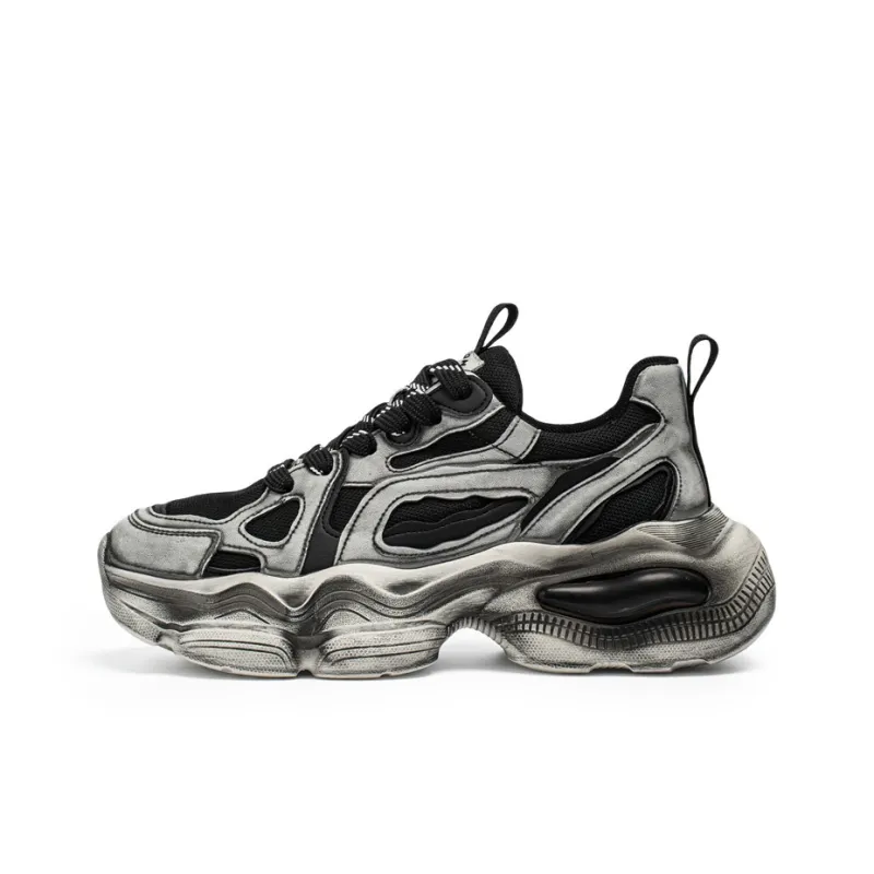 AD Breathable Height Increase Low Top Chunky Sneakers Men's-5