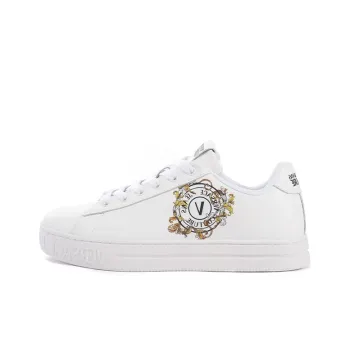 VERSACE JEANS COUTURE Court 88 Low Top Skateboard Shoes Women's White
