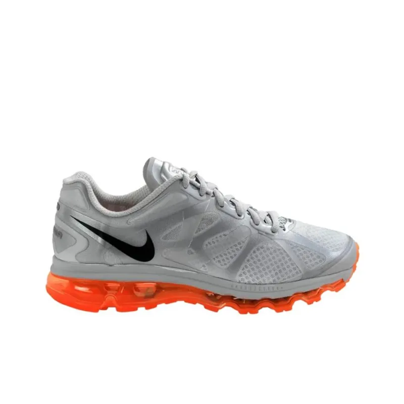 Nike Air Max 2012 Anti Slip Wear Resistant Low Top Running Shoes Men's Gray-1